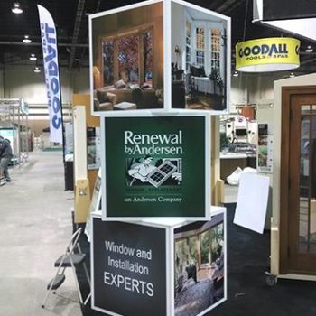Graphic boxes for trade show displays 