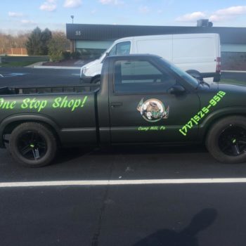 Truck with text wraps