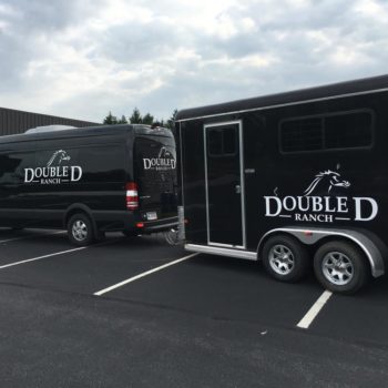 Double D Ranch vehicle wrap