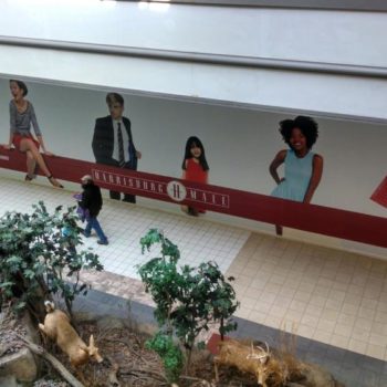 Harrisburg Mall wall mural 