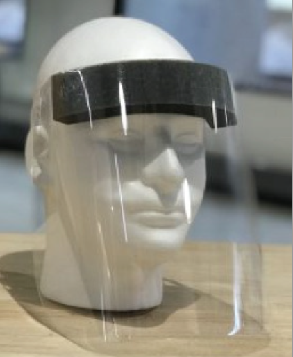 Face Shields (Acrylic) 9x13" w/ Foam Headband