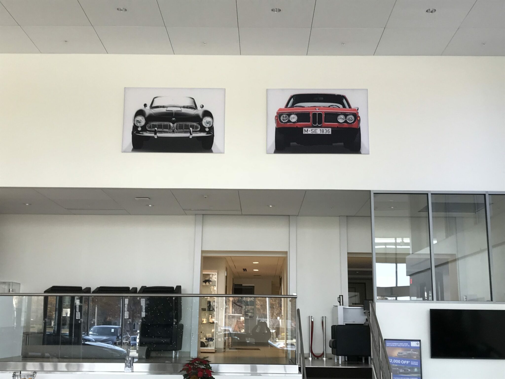 2 cars printed images