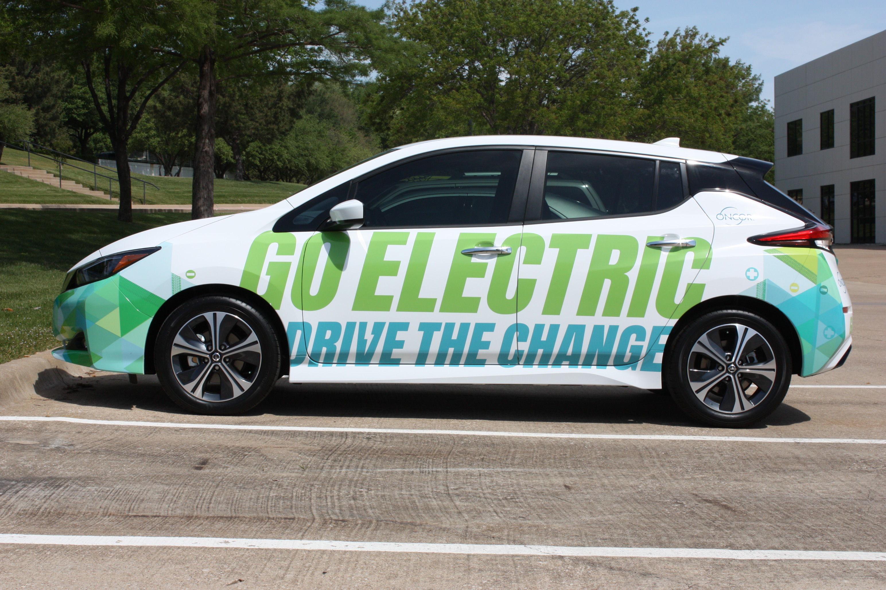 Go Electric vehicle wrap