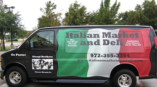 Italian Market and Deli van wrap