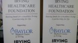 Irving Healthcare Foundation retractable banner stands