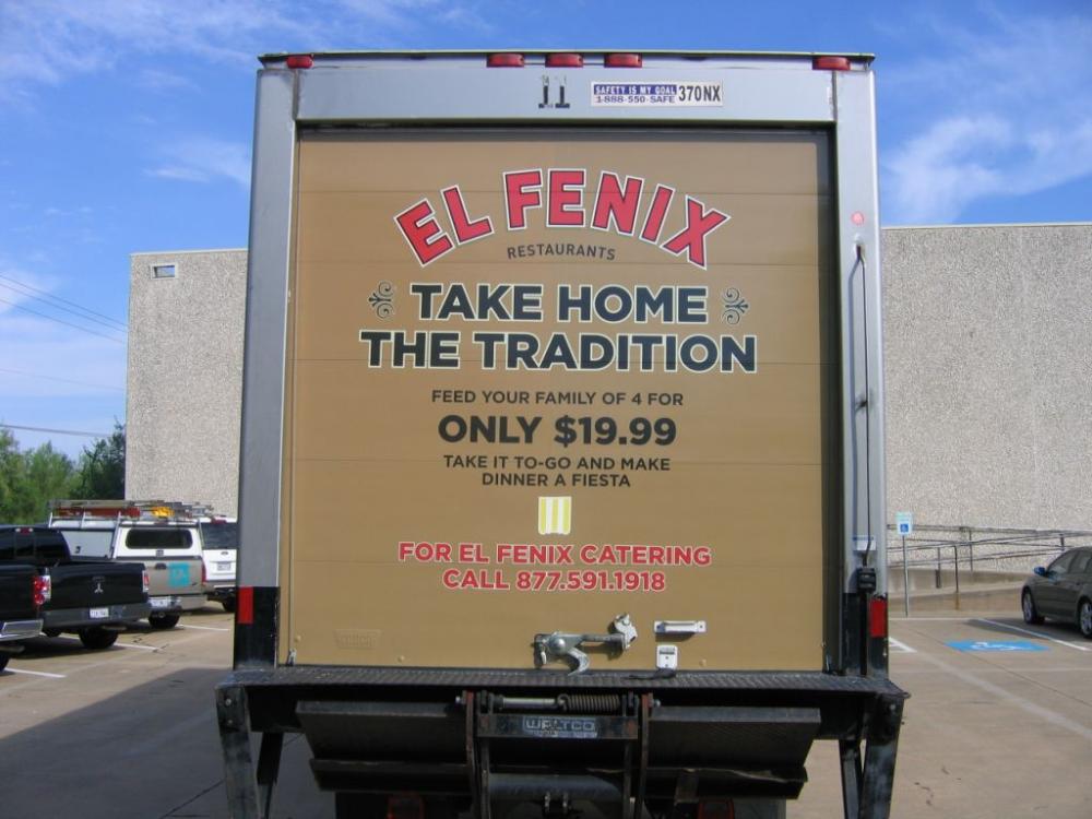 El Fenix truck wrap
