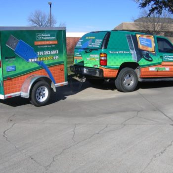 Computer Troubleshooters vehicle and trailer wrap