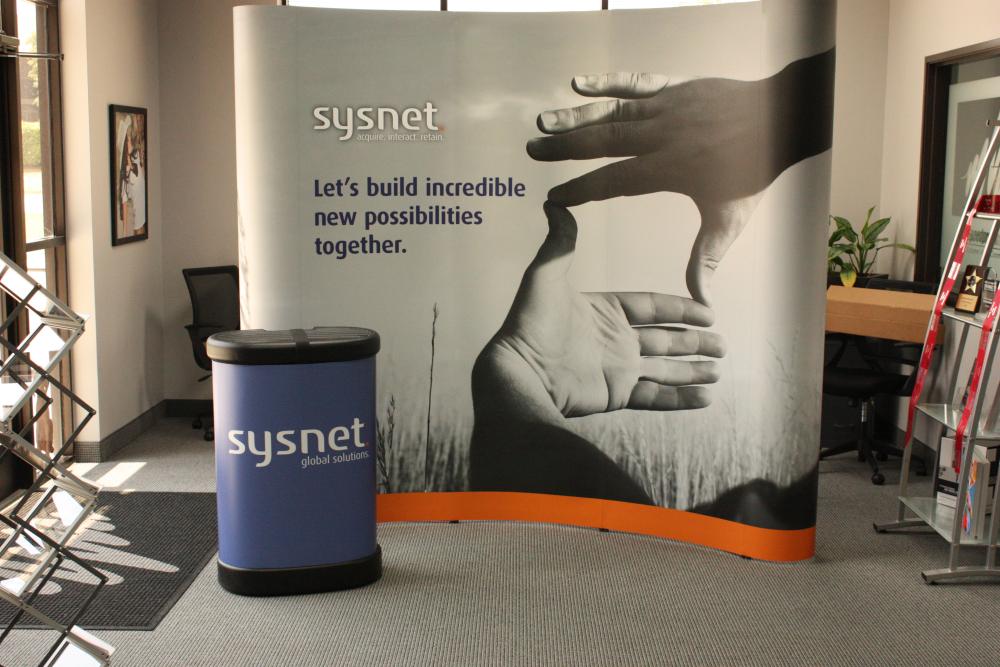 Sysnet trade show display