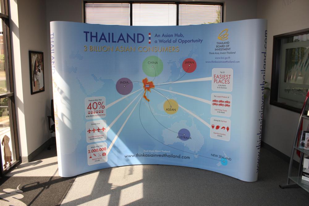 Thailand trade show display