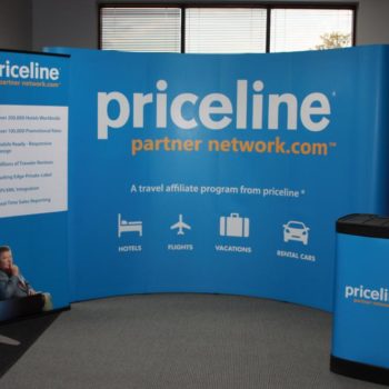 priceline tradeshow display