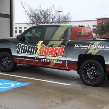 StormGuard truck wrap