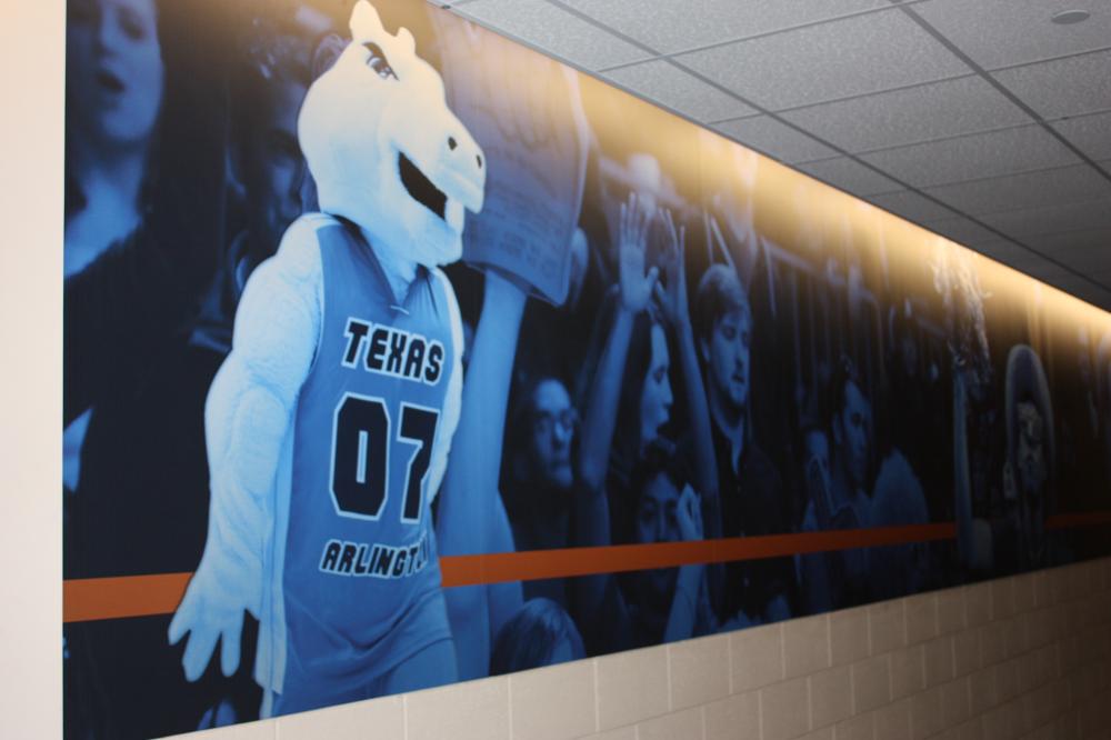 Arlington Texas sports wall mural