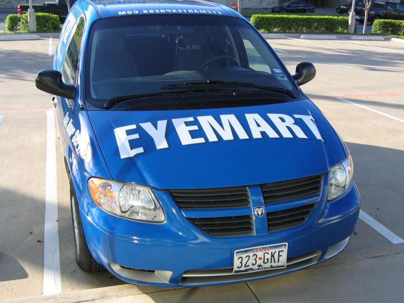 Eyemart vehicle wrap