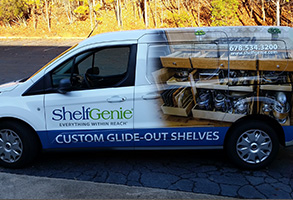 Shelf Genie vehicle wrap