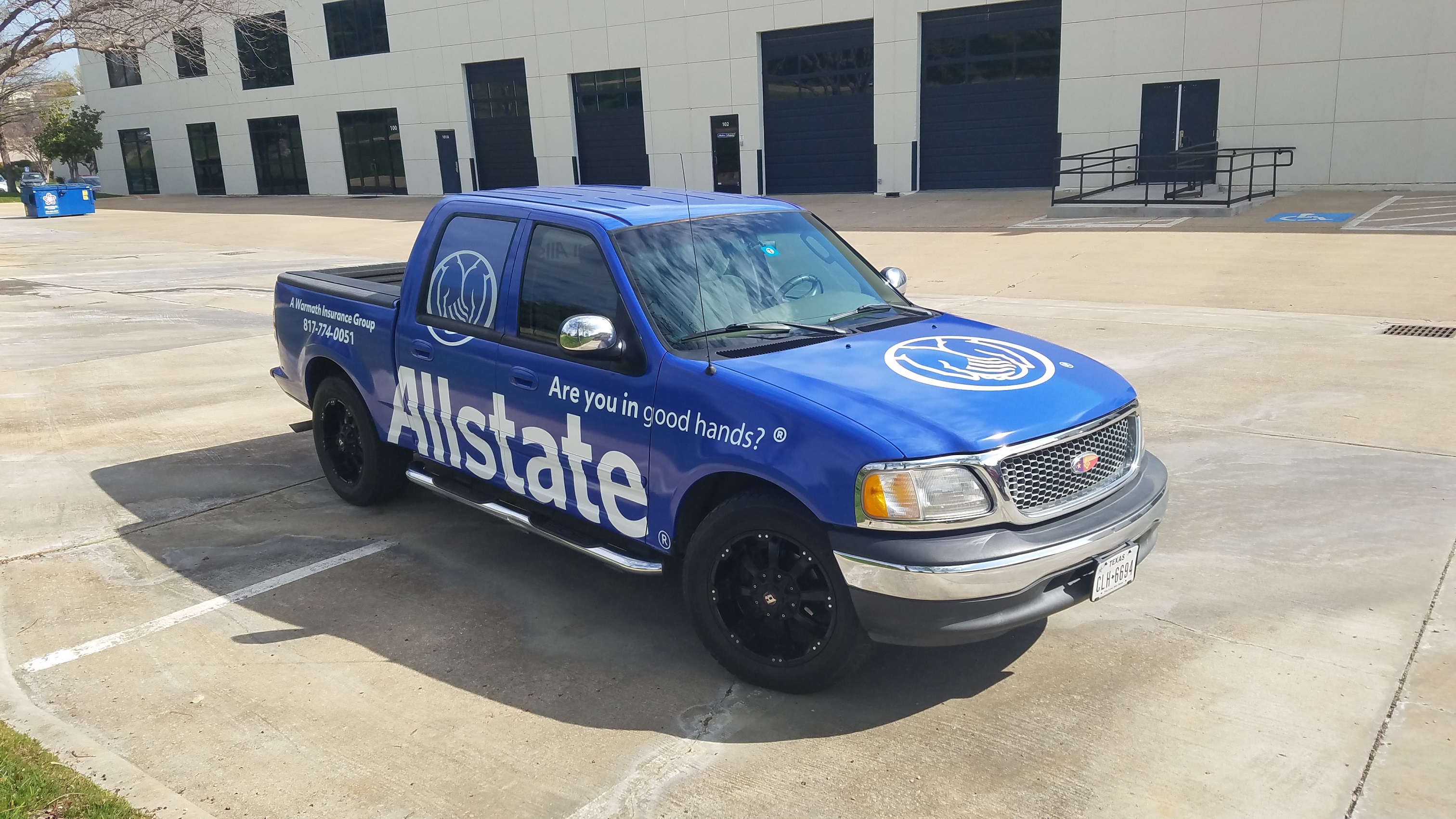 Allstate truck wrap