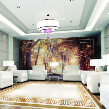 Silver Hotels interior design wall mural