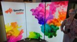 Backlit dye-sublimation fabric signage with colorful graphics