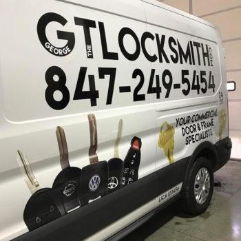 GT Locksmith custom van wrap