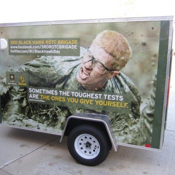 U.S. Army custom trailer wrap