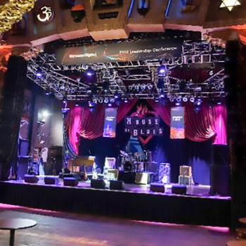 House of Blues event graphics