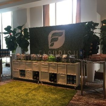 Flourish trade show display