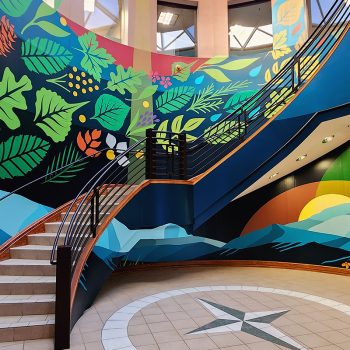 SpeedPro Lake County Illinois Business Interior Wall and Floor Graphics