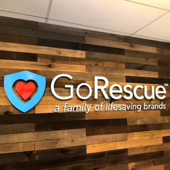 SpeedPro Lake County Illinois Custom Stand Off Logo Sign for Businesses