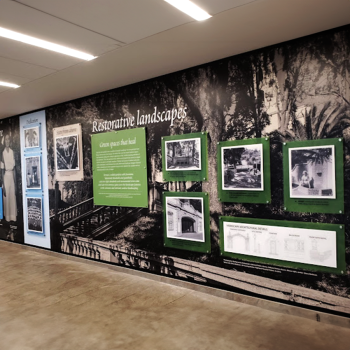 SpeedPro Lake County Illinois Custom Wall Mural and Info Wall