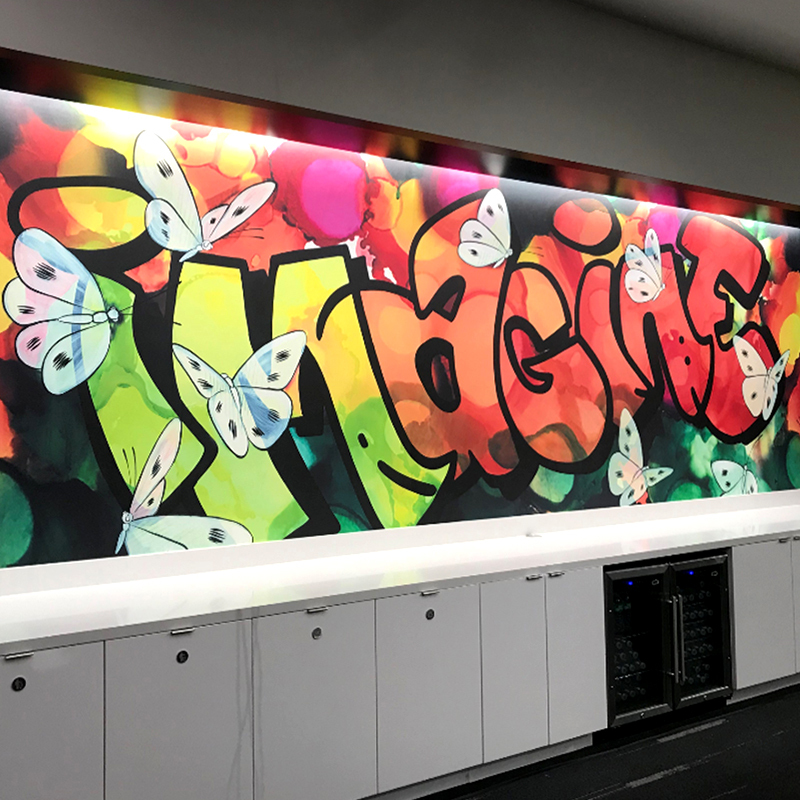 SpeedPro Lake County Illinois Motivational Wall Mural