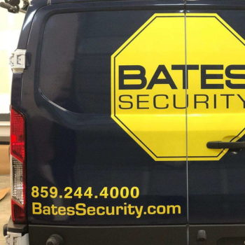 Bates Security vehicle wrap
