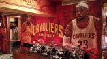 Cavaliers basketball wall mural