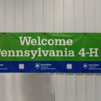 Pennsylvania 4-H event banner