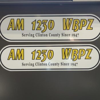 WBPZ radio decal