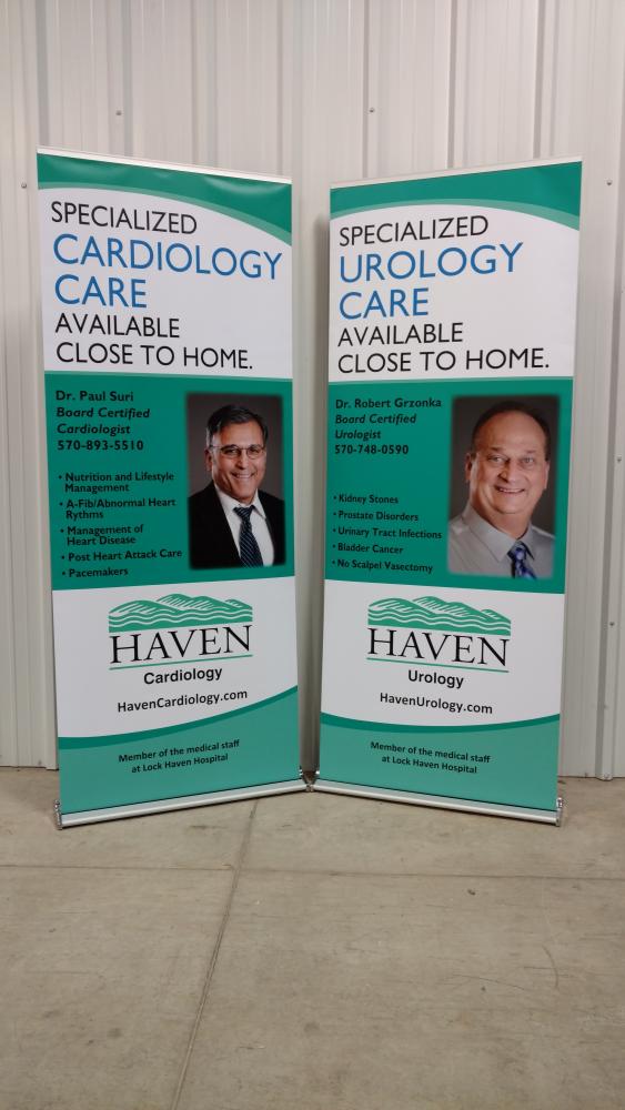 Haven Care event graphics