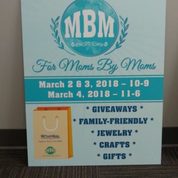 For Moms By Moms indoor signage