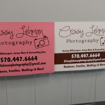 Crissy Lehman Photography outdoor sign