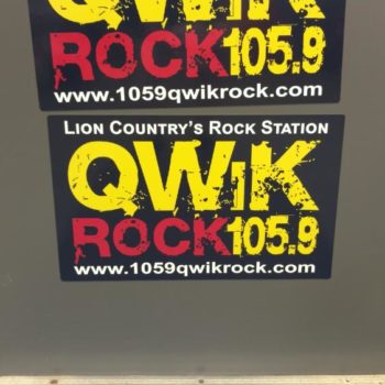Qwik Rock 105.9 outdoor signage
