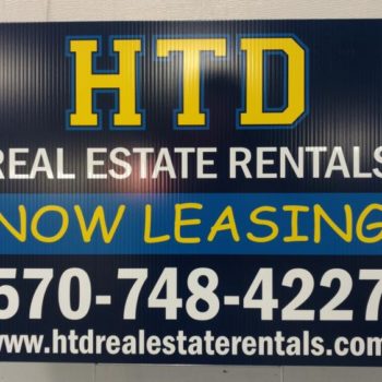 HTD Real Estate outdoor signage