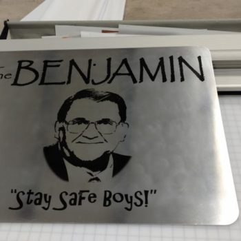 Benjamin outdoor signage