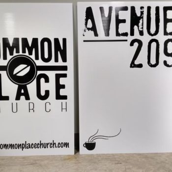Common Place Church outdoor signs