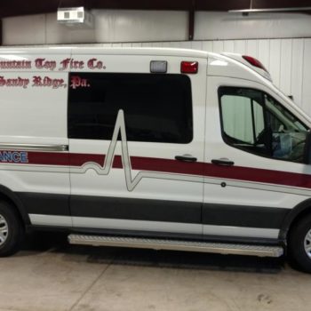 Mountain Top Fire Co. ambulance wrap