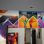 colorful wall mural