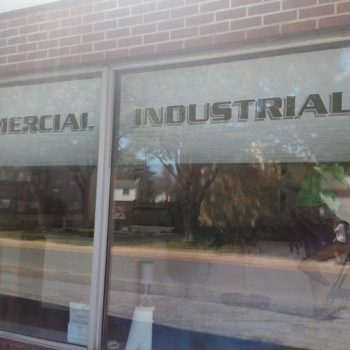 commercial and industrial window graphic