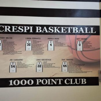 Basketball 1000 point club wall decal