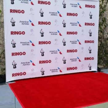 Ringo Starr red carpet background banner