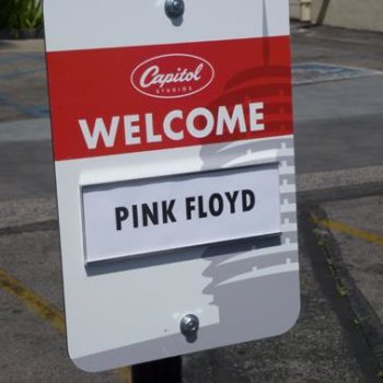 Welcome Pink Floyd sign