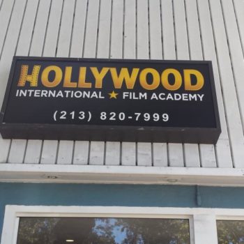 Hollywood film academy sign