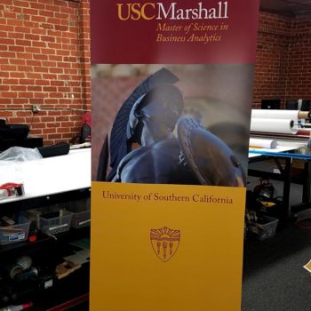 USC business analytics retractor banner