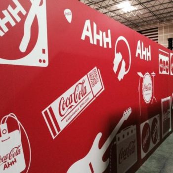 Coca Cola red wall mural