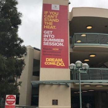 USC summer session exterior advertisment banner